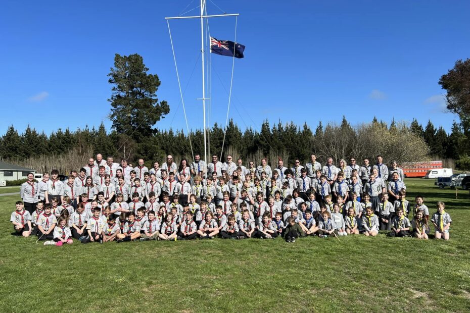 Group photos of attendees at Rāwhiti Zone Camp